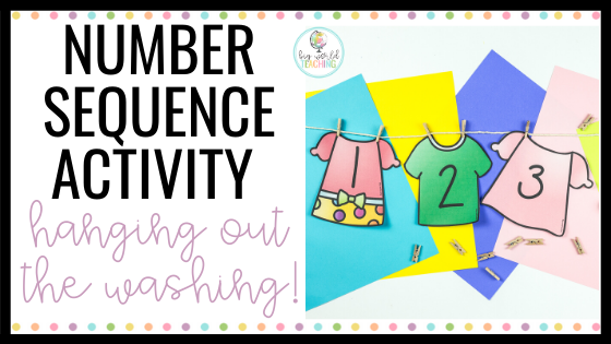 Hanging Out the Washing – A Number Sequence Activity!